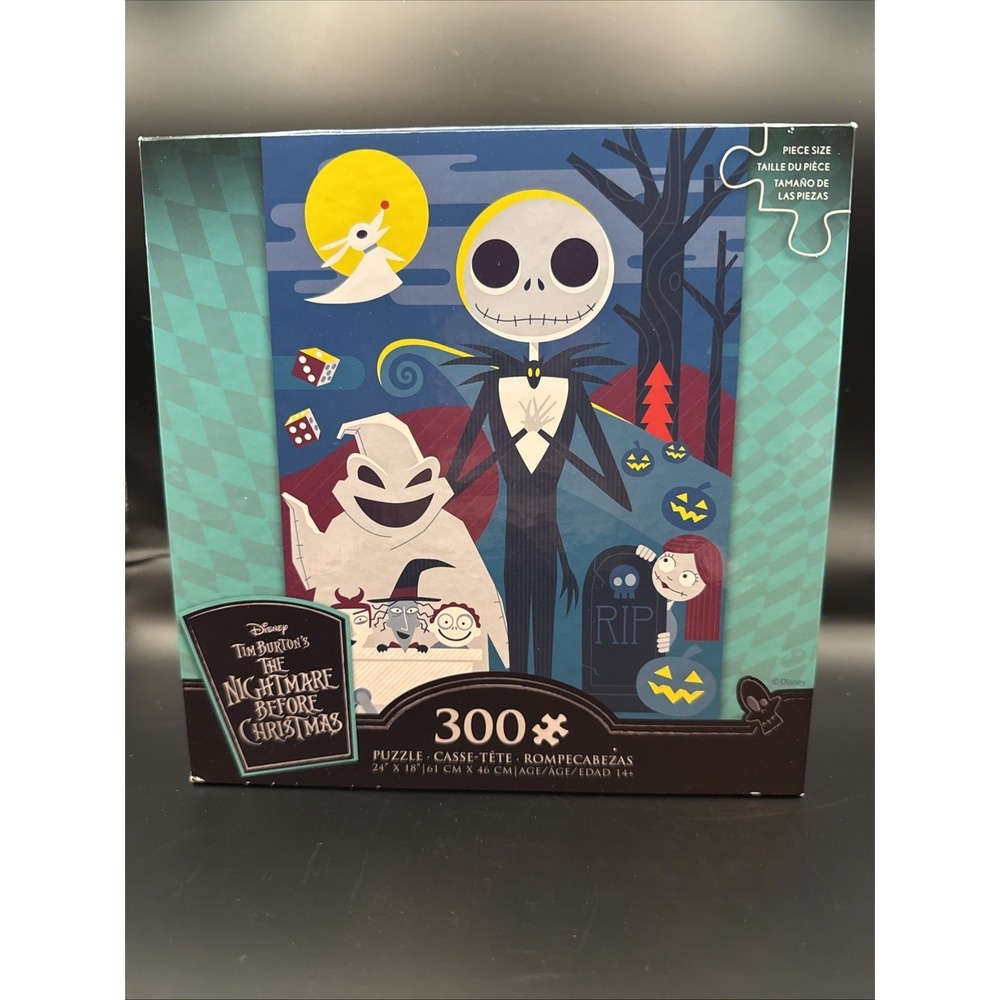 Ceaco Nightmare Before Christmas Puzzle 300pc NEW Jack Skellington